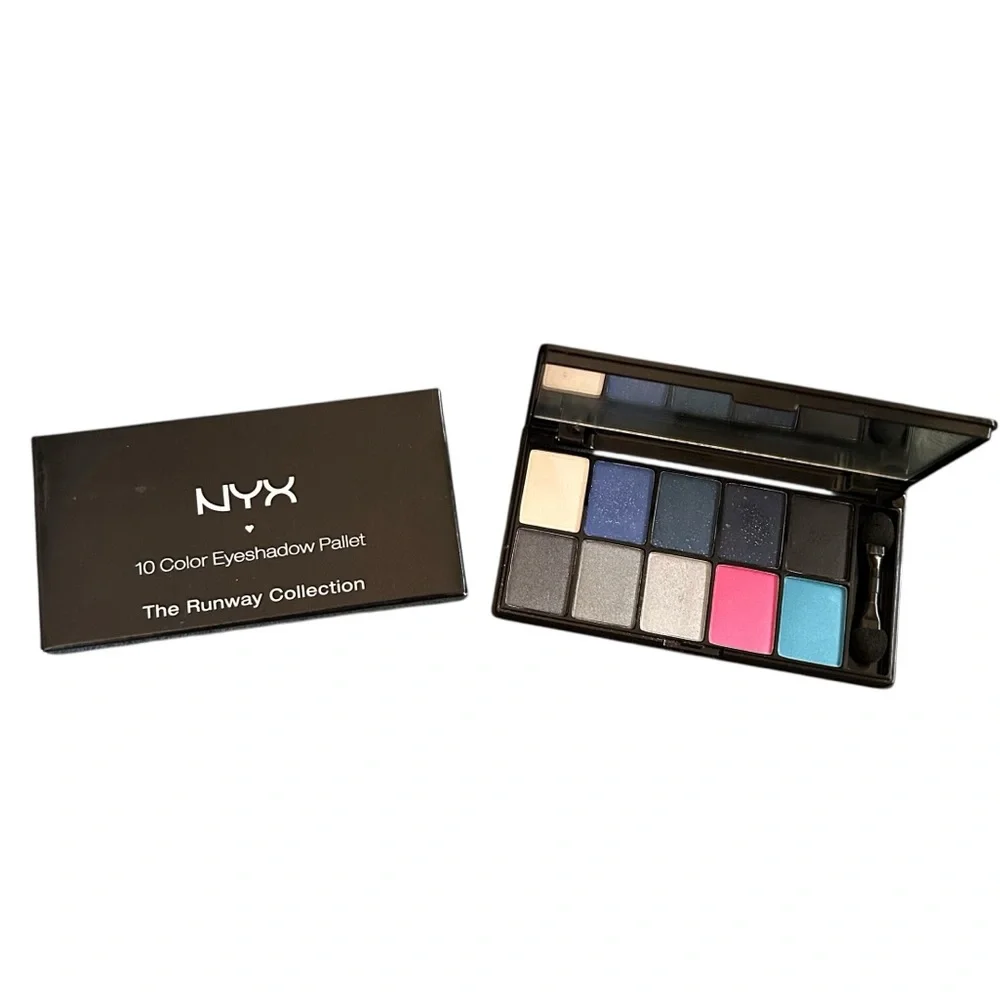 NYX Super Model Runway Collection 10 Color Eyeshadow Palette 05 Discontinued NWT